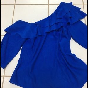 NWT City Chic size 14 off the shoulder ruffled top